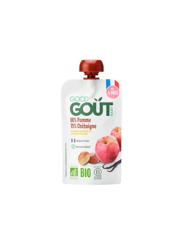 Good Goût Châtaigne Pomme dès 4 Mois Bio 120 g
